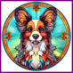 Diamond Painting Papillon / Vlinderhondje