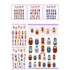 OP=OP Nagel Sticker Set Matruschka (150 stickers)