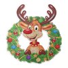 Diamond Painting Kerst Krans flexibel 01 (Rendier)(30cm)