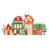 Diamond Painting Staande Kerst Lamp 10 (Huisjes)