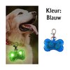 OP=OP Led verlicht botje met clip voor honden halsband (Blauw)