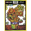 ColorVelvet Fluwelen kleurplaat klein nr. 21 met stiften (21x29cm)