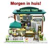 OP=OP Miniatuur Zelfbouw Huisje - Coffee Time