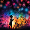 Diamond Painting Kleurrijke Silhouttes