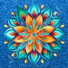 Diamond Painting Mandala Blauw