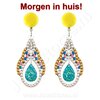 OP=OP Diamond Painting Oorbellen 01 (2 stuks)