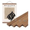 Magnetische lijst donker hout (verschillende maten)