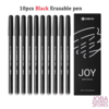 Uitwisbare pennen set Kaco Joy Zwart (10 stuks)
