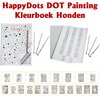 HappyDots DOT Painting Kleurboek Honden - 20 stippelschilderijen