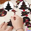 OP=OP Kras Tekeningen Kerst Hangers (24 delig)