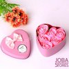 OP=OP Zeep Roosjes Hart met 6 roosjes (Roze)