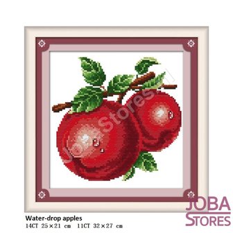 OP=OP Borduur Pakket Fruit 02 14CT voorbedrukt (25x21cm)