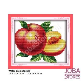 OP=OP Borduur Pakket Fruit 05 11CT voorbedrukt (26x23cm)