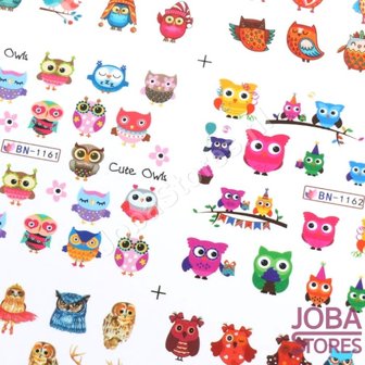 OP=OP Nagel Sticker Set Uilen (192 stickers)