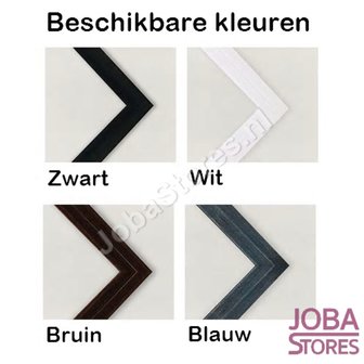 Diamond Painting / Schilderen op nummer houten lijst voor 30x40cm (Zwart)