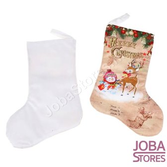 Kerstsok Beige C (30x20cm)