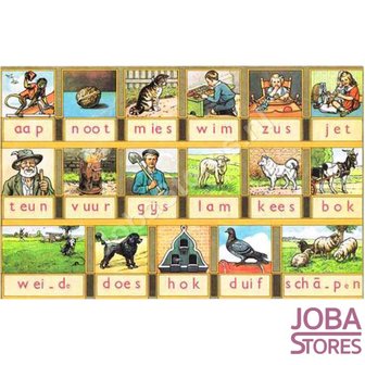 OP=OP Diamond Painting Aap Noot Mies 80x60cm