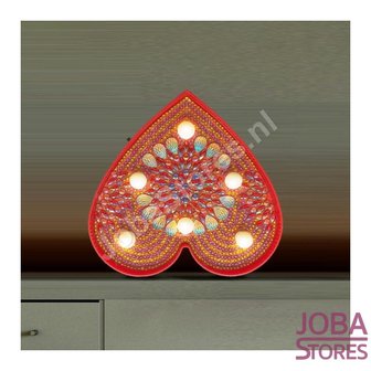 Diamond Painting Lamp Hart