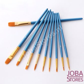 Schilderen op nummer Precisie kwasten set Deluxe (10 stuks)
