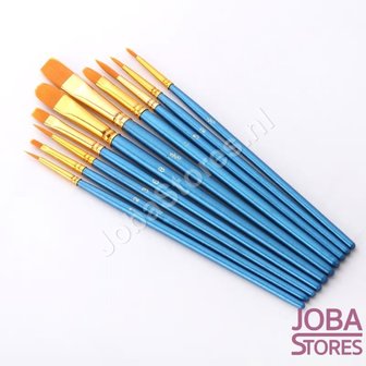 Schilderen op nummer Precisie kwasten set Deluxe (10 stuks)