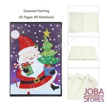 Diamond Painting Notitieboek Kerst 01