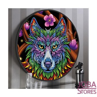 Diamond Painting Wandornament Wolf