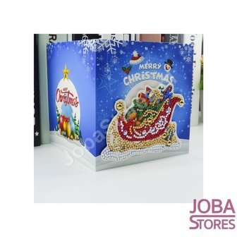 Diamond Painting 3D Kerstkaarten Set 01 (8 kaarten)