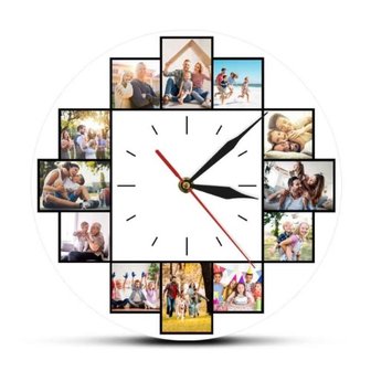 Custom Klok met eigen foto&#039;s 001