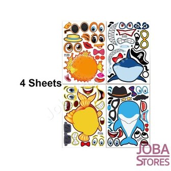 OP=OP Sticker Pret Sticker Set Zeedieren (4 stuks)
