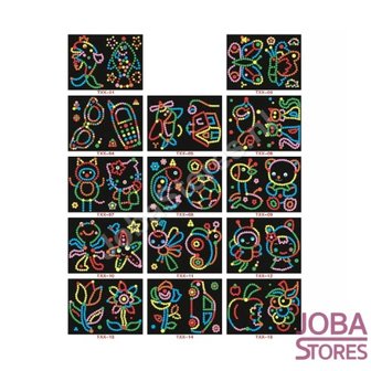 Sticker Pret Sticker Set Dots (6 stuks)