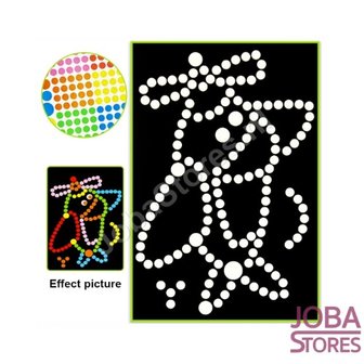 OP=OP Sticker Pret Sticker Set Dots (6 stuks)