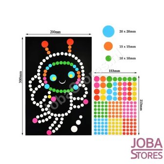 Sticker Pret Sticker Set Dots (6 stuks)