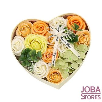 OP=OP Zeeproosjes geschenkdoos hart Oranje