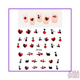 Nagel Sticker Set Pootjes (6 vellen)