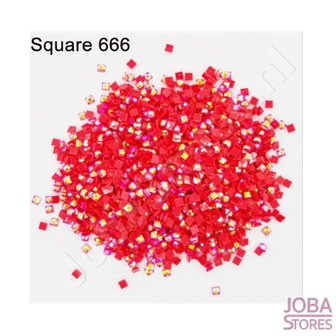 OP=OP Diamond Painting Special steentjes Vierkant 666 (20 gram +/- 2500 stuks)