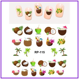 Nagel Sticker Set Fruit 01 (150 stickers)