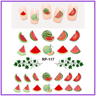 Nagel Sticker Set Fruit 01 (150 stickers)