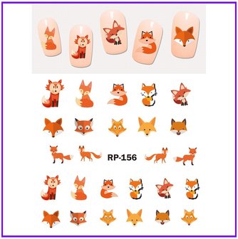 Nagel Sticker Set Dieren (150 stickers)