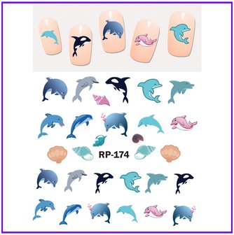 Nagel Sticker Set Zee (150 stickers)