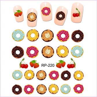 Nagel Sticker Set Zoetigheid (150 stickers)