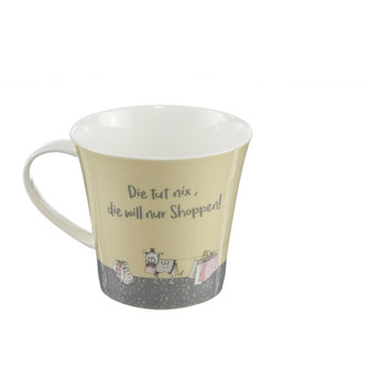 Goebel - Barbara Freundlieb | Koffie / Thee Mok Die tut nix | Beker, Porselein, 350ml