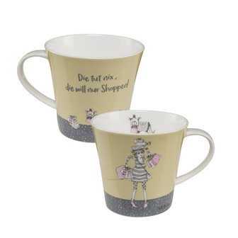 Goebel - Barbara Freundlieb | Koffie / Thee Mok Die tut nix | Beker, Porselein, 350ml