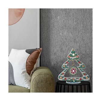 OP=OP Diamond Painting Kerstboom op standaard 04