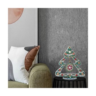 Diamond Painting Kerstboom op standaard 04