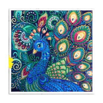 OP=OP Special Diamond Painting Pauw 25x25cm
