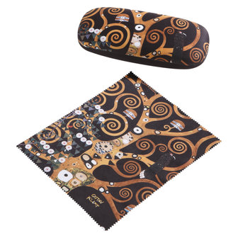 Goebel - Gustav Klimt | Brillenkoker De Levensboom | Inclusief brillendoekje