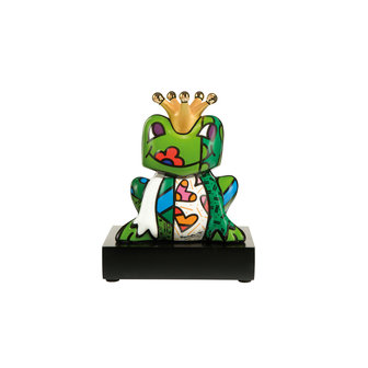 Goebel - Romero Britto | Decoratief beeld / figuur Prince | Kikker, porselein, 14cm