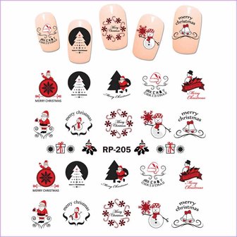 OP=OP Nagel Sticker Set Kerst 03 (6 vellen)