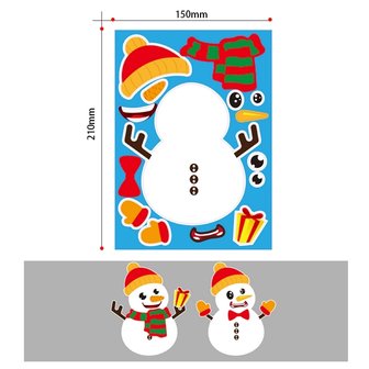 OP=OP Sticker Pret Sticker Set Kerst (8 stuks)