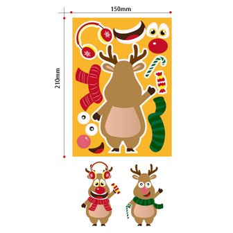 OP=OP Sticker Pret Sticker Set Kerst (8 stuks)